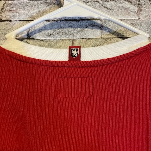 Tommy Hilfiger Red Label Red & white Thermal short sleeve shirt - Picture 6 of 9
